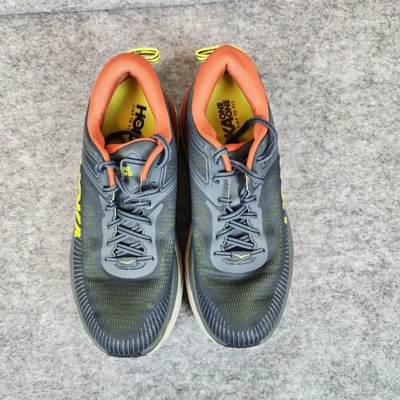 Hoka One One Bondi 7 Running Shoes Men 9 Grey Road Cushion Sneakers 1110518 TCHL - Picture 5 of 8